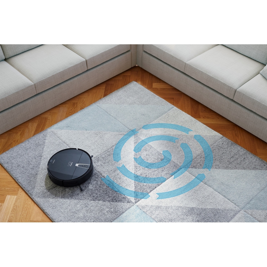 Niceboy ION Charles i4 - Chytrý robotický vysavač 2v1 4400 mAh Wi-Fi černá + dálkové ovládání