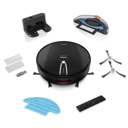 Niceboy ION Charles i4 - Chytrý robotický vysavač 2v1 4400 mAh Wi-Fi černá + dálkové ovládání