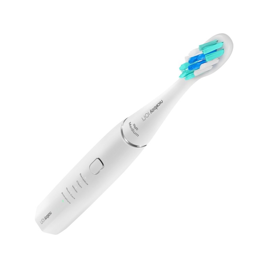 Niceboy ION Sonic - Sonický zubní kartáček 800 mAh IPX7 bílá