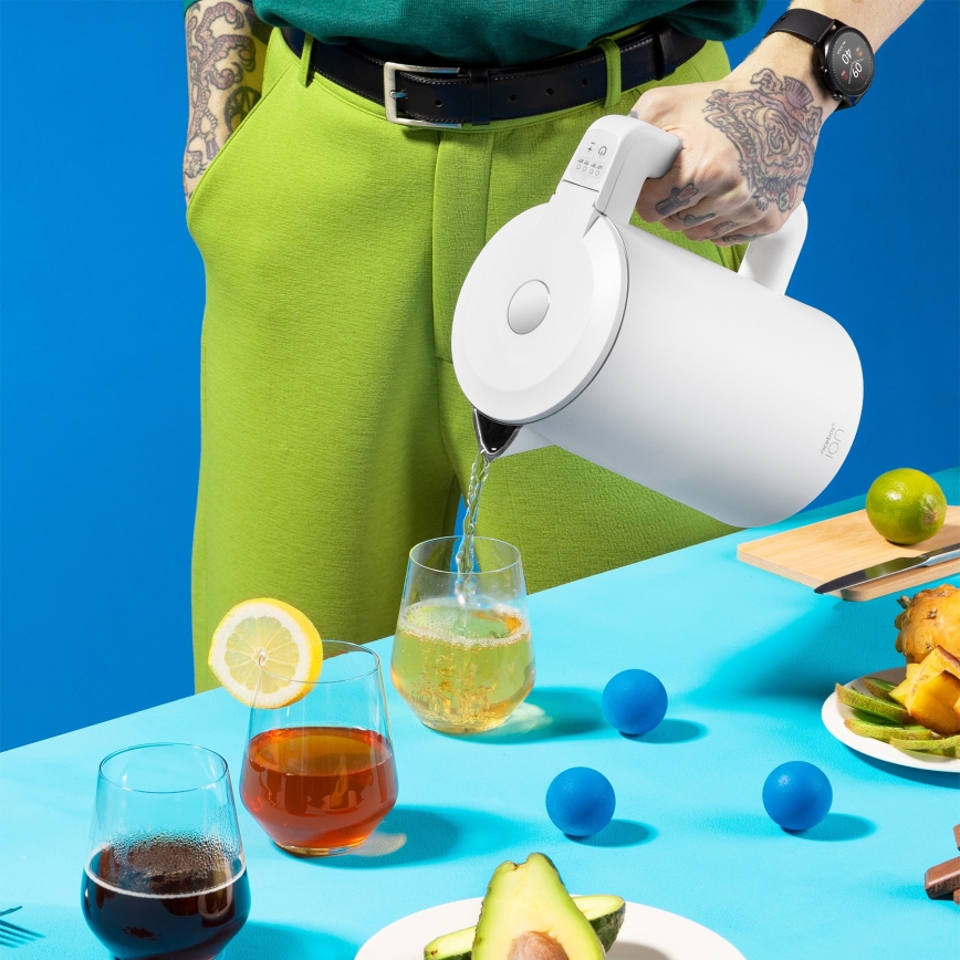 Niceboy ION ThermoKettle TK5 - Rychlovarná konvice s termoregulací 1,7 l 2200W/230V bílá
