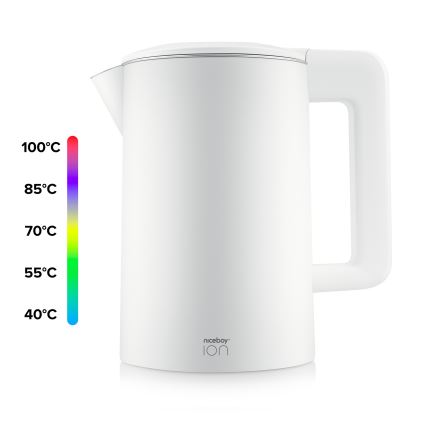 Niceboy ION ThermoKettle TK5 - Rychlovarná konvice s termoregulací 1,7 l 2200W/230V bílá