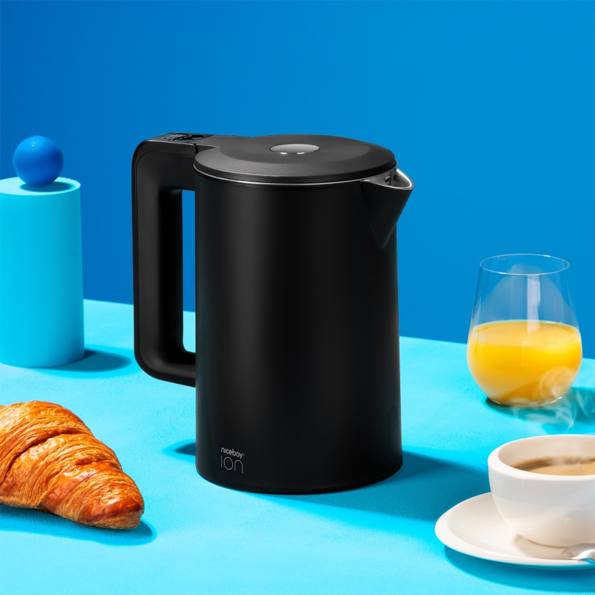 Niceboy ION ThermoKettle TK5 - Rychlovarná konvice s termoregulací 1,7 l 2200W/230V černá