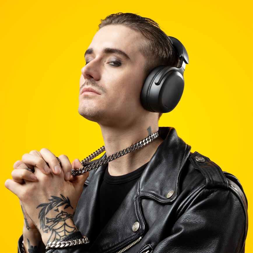 Niceboy Sora - Bezdrátová sluchátka s mikrofonem 250 mAh IPX4 černá