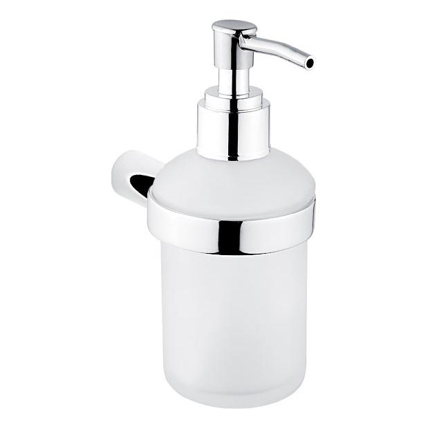 NIMCO BR 11031C-26 - Nástěnný dávkovač mýdla BORMO 180 ml matné sklo/lesklý chrom