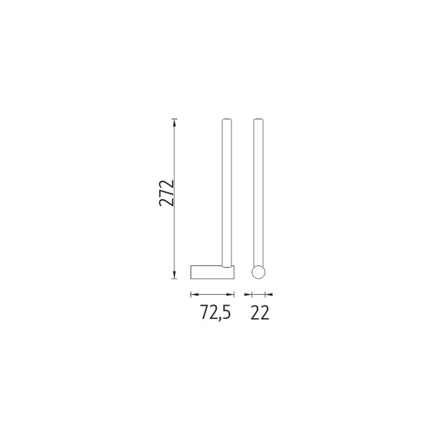 NIMCO BR 11055S-26 - Držák toaletního papíru BORMO lesklý chrom