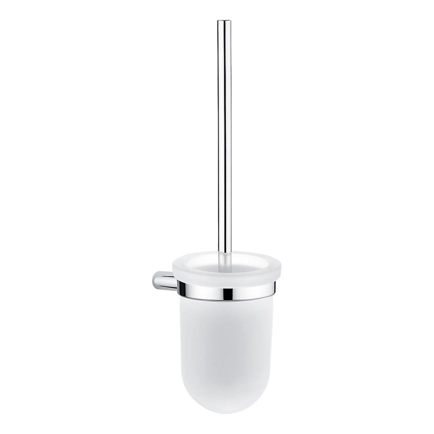 NIMCO BR 11094WN-26 - Nástěnná WC štětka BORMO matné sklo/lesklý chrom