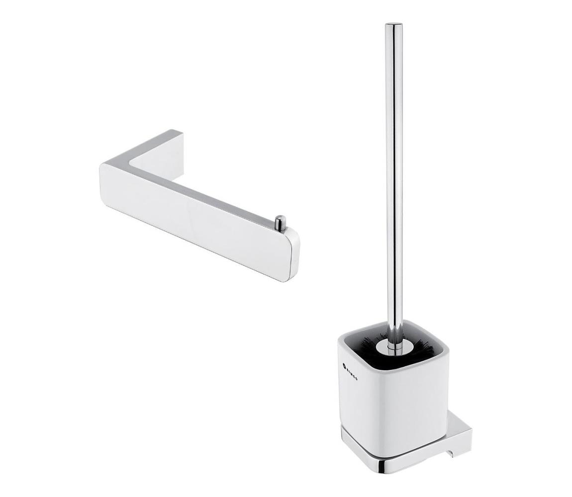 NIMCO MA set-94KN-26 - Nástěnná WC štětka a držák toaletního papíru MAYA chrom MA set-94KN-26 Lesklý chrom