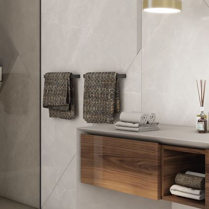 NIMCO MAC 29035-90 - Nástěnný věšák na ručníky MAYA 36 cm matná černá