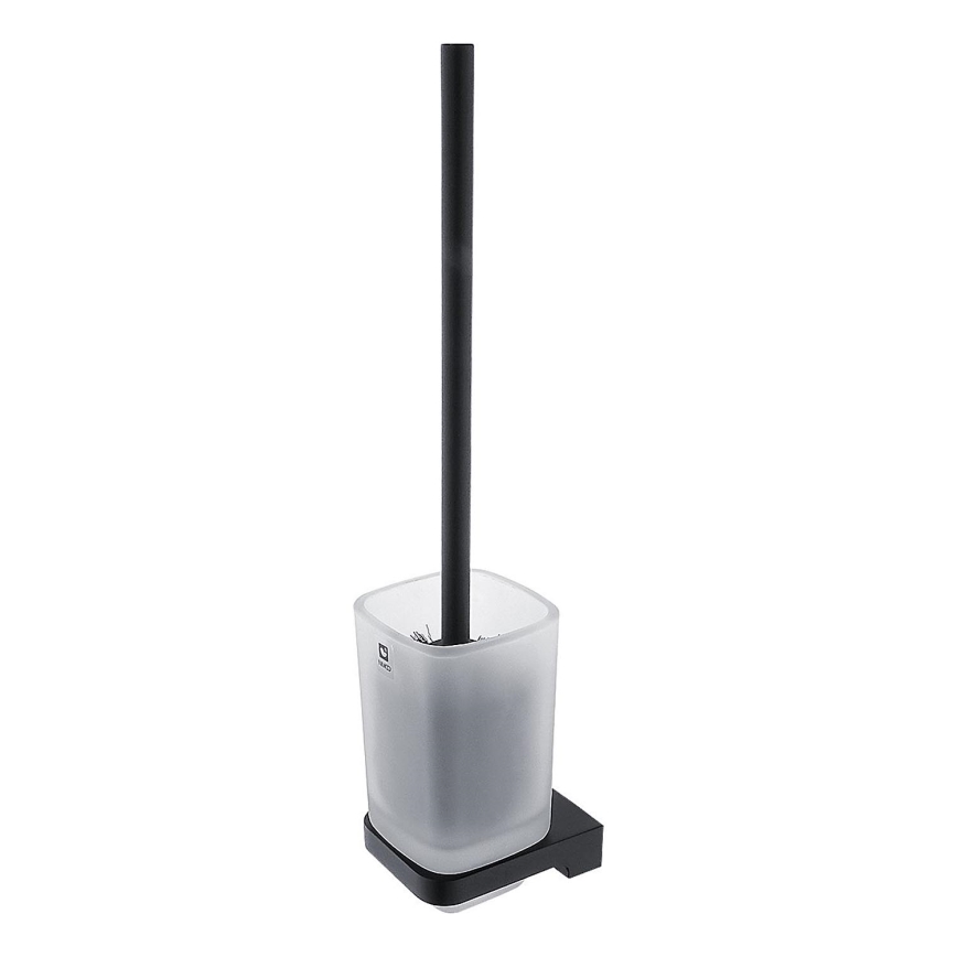 NIMCO MAC 29094CN-90 - Nástěnná WC štětka MAYA matné sklo/matná černá