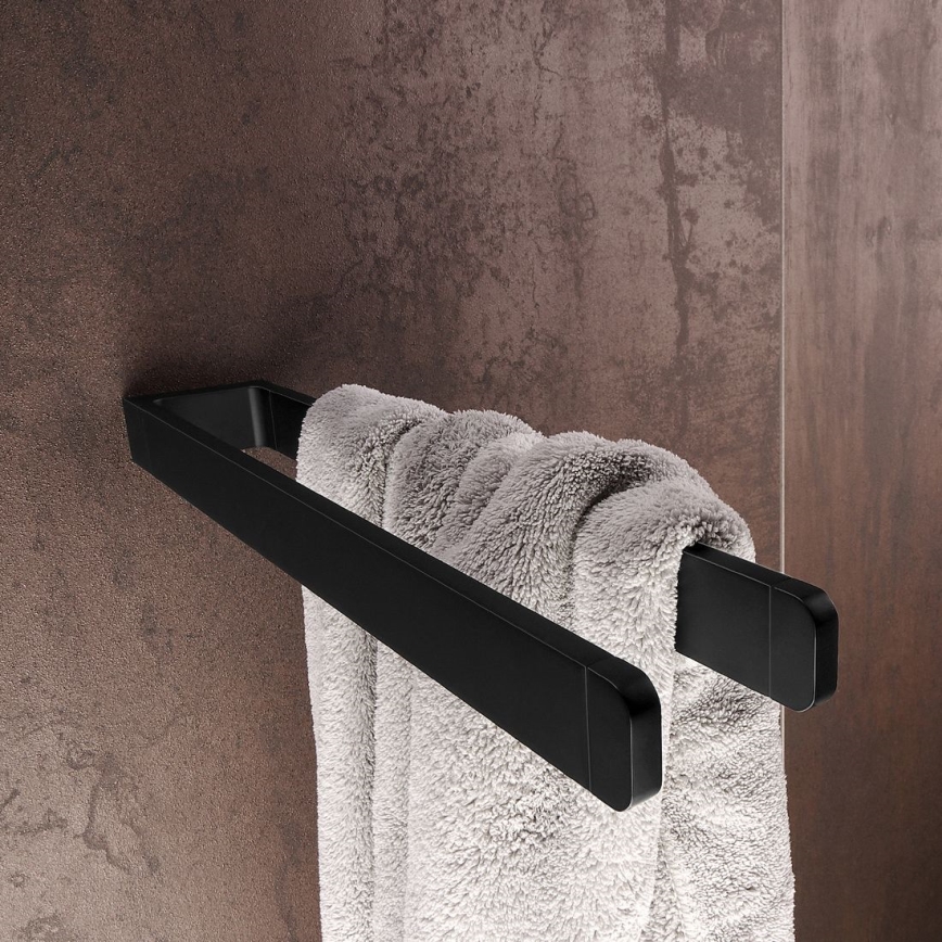 NIMCO MAC 29098-90 - Nástěnný věšák na ručníky MAYA 37 cm matná černá