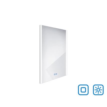 NIMCO ZP 11001VX - LED Stmívatelné koupelnové podsvícené zrcadlo LED/21W/230V 3000-6500K 70x50 cm IP44