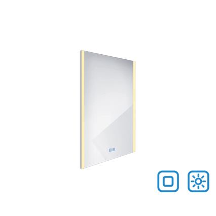 NIMCO ZP 11001VX - LED Stmívatelné koupelnové podsvícené zrcadlo LED/21W/230V 3000-6500K 70x50 cm IP44