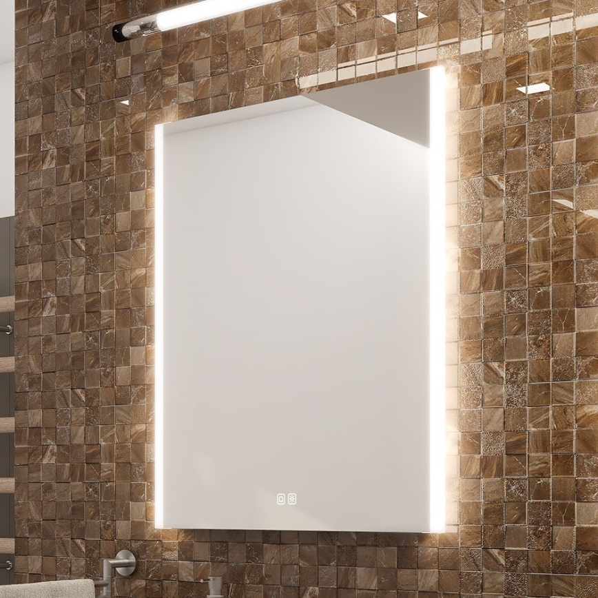 NIMCO ZP 11001VX - LED Stmívatelné koupelnové podsvícené zrcadlo LED/21W/230V 3000-6500K 70x50 cm IP44