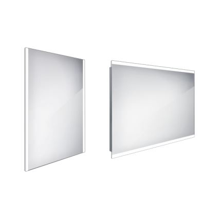 NIMCO ZP 11002 - LED Koupelnové podsvícené zrcadlo LED/24W/230V 6500K 80x60 cm IP44