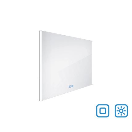 NIMCO ZP 11003VX - LED Stmívatelné koupelnové podsvícené zrcadlo LED/21W/230V 3000-6500K 70x80 cm IP44