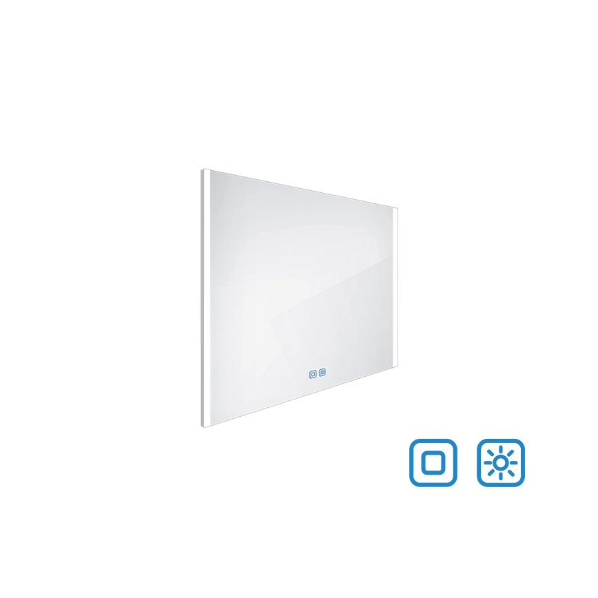 NIMCO ZP 11003VX - LED Stmívatelné koupelnové podsvícené zrcadlo LED/21W/230V 3000-6500K 70x80 cm IP44