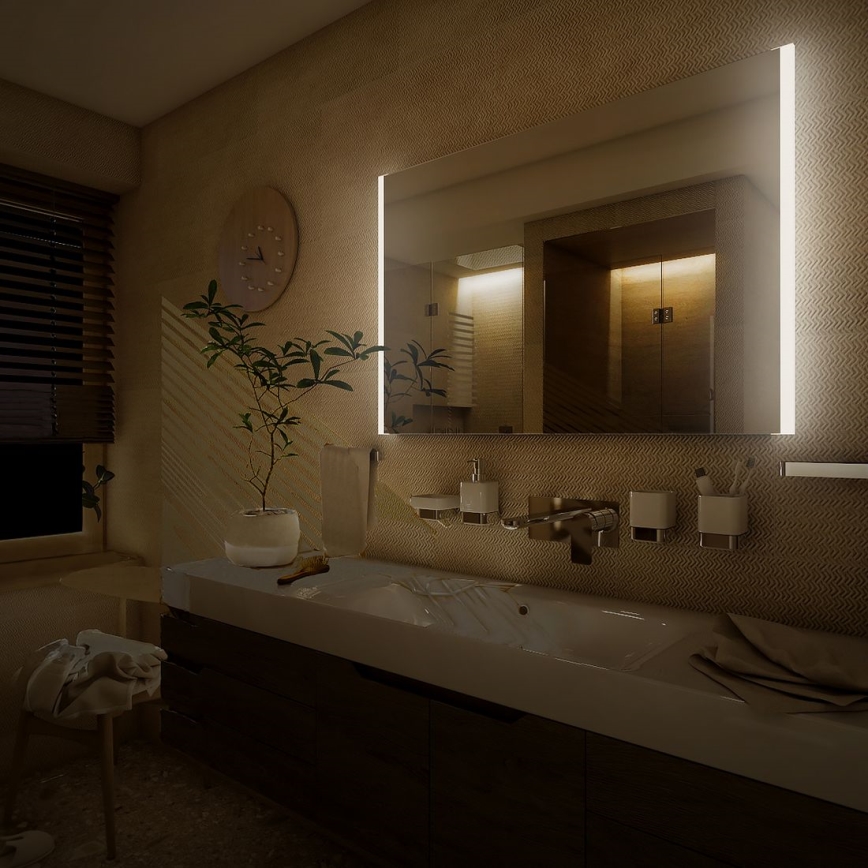 NIMCO ZP 11019 - LED Koupelnové podsvícené zrcadlo LED/21W/230V 6500K 70x90 cm IP44