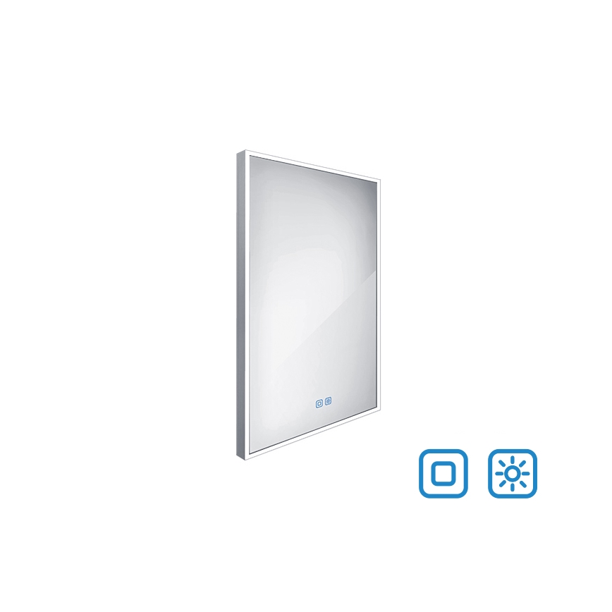 NIMCO ZP 13001VX - LED Stmívatelné koupelnové podsvícené zrcadlo LED/35W/230V 3000-6500K 70x50 cm IP44