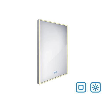 NIMCO ZP 13001VX - LED Stmívatelné koupelnové podsvícené zrcadlo LED/35W/230V 3000-6500K 70x50 cm IP44
