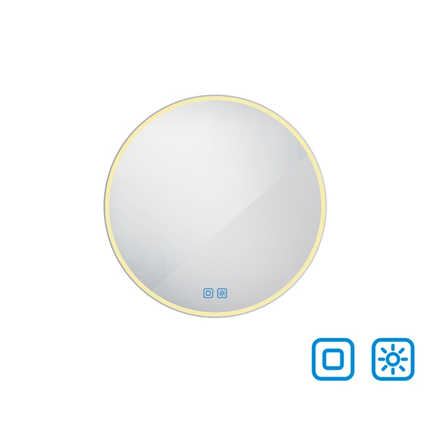 NIMCO ZP 26000RVX - LED Stmívatelné koupelnové podsvícené zrcadlo LED/26W/230V 3000-6500K pr. 60 cm IP44