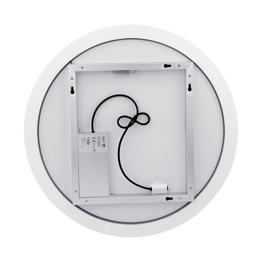 NIMCO ZP 26000RVX - LED Stmívatelné koupelnové podsvícené zrcadlo LED/26W/230V 3000-6500K pr. 60 cm IP44