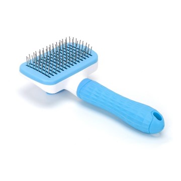 Nobleza - Kartáč pro psy a kočky modrá 10,5 cm