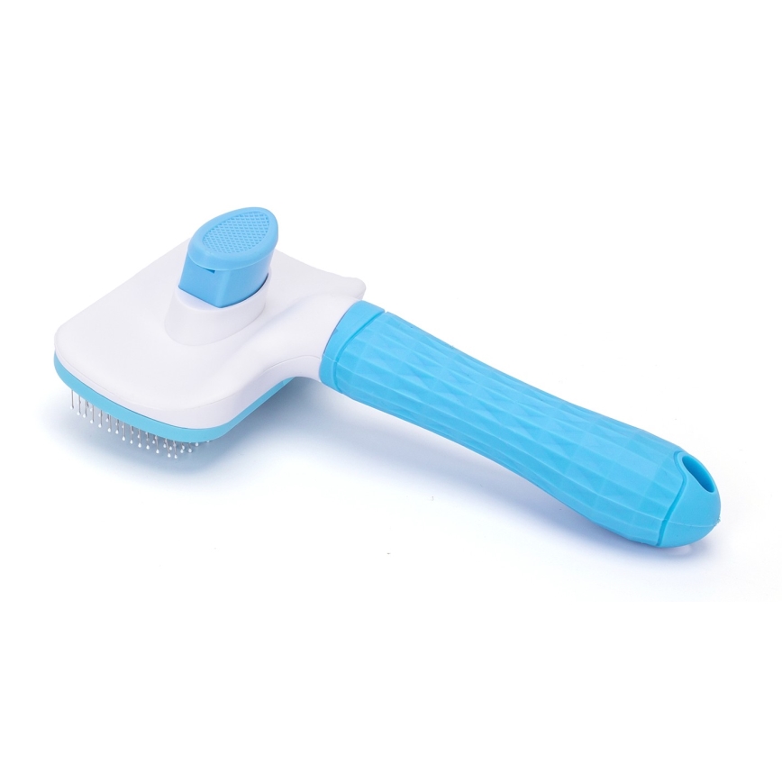 Nobleza - Kartáč pro psy a kočky modrá 10,5 cm