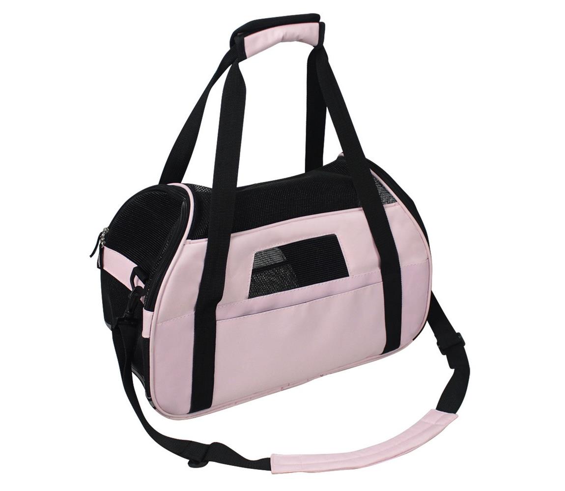   - Přepravní taška pro mazlíčky 43 cm růžová 