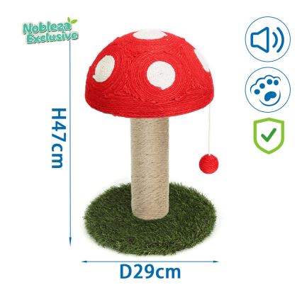 Nobleza - Škrabadlo pro kočky 47x29cm houba