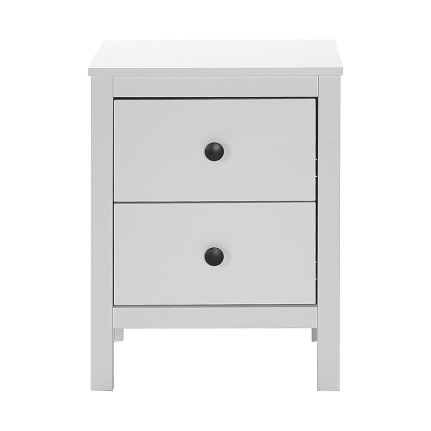 Noční stolek 46x39 cm bílá