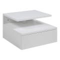 Noční stolek AVA 35x32 cm bílá