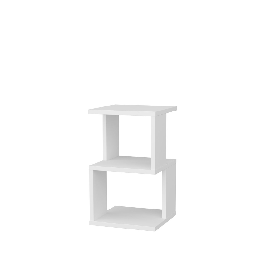 Noční stolek CARTER 30x30 cm bílá