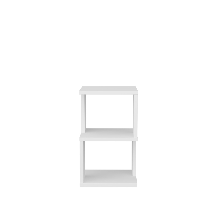 Noční stolek CARTER 30x30 cm bílá