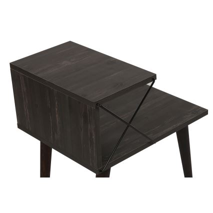 Noční stolek CROSS 50x40 cm hnědá