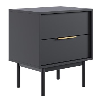 Noční stolek ELI 54x39 cm černá