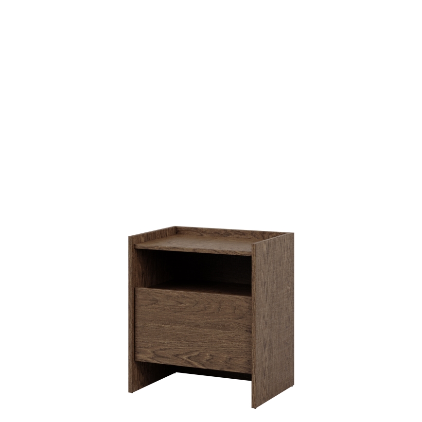 Noční stolek JAPANDI 60x53 cm dub baltic storm