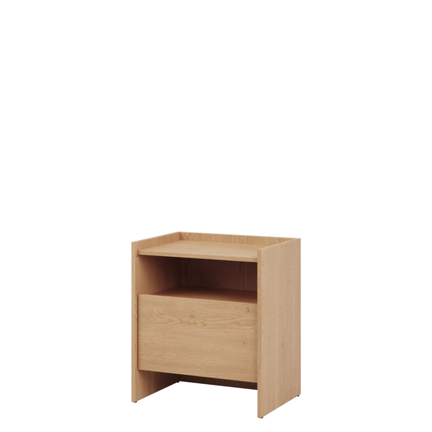 Noční stolek JAPANDI 60x53 cm dub cremona