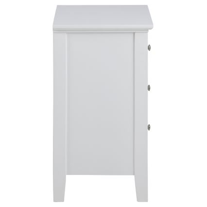 Noční stolek LARA 45x34 cm bílá