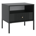 Noční stolek LUE 54x39 cm černá