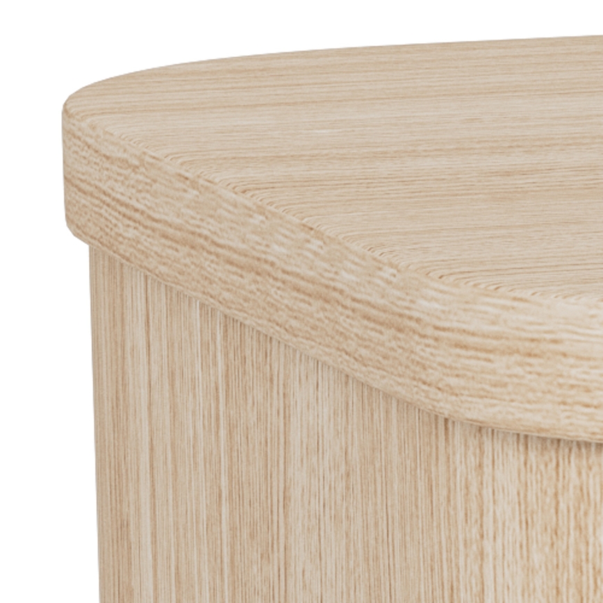 Noční stolek MADERA 46x30 cm bílý dub