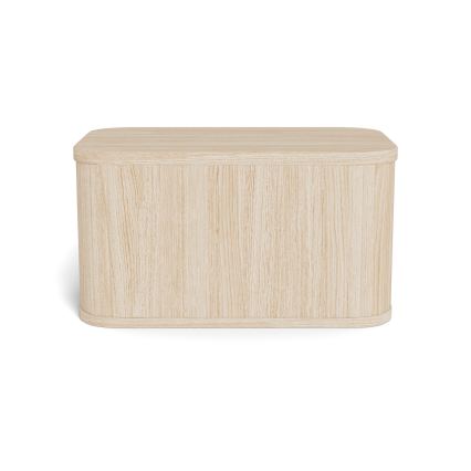 Noční stolek MADERA 46x30 cm bílý dub