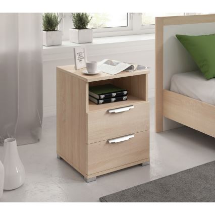 Noční stolek NED 46x42 cm dub sonoma