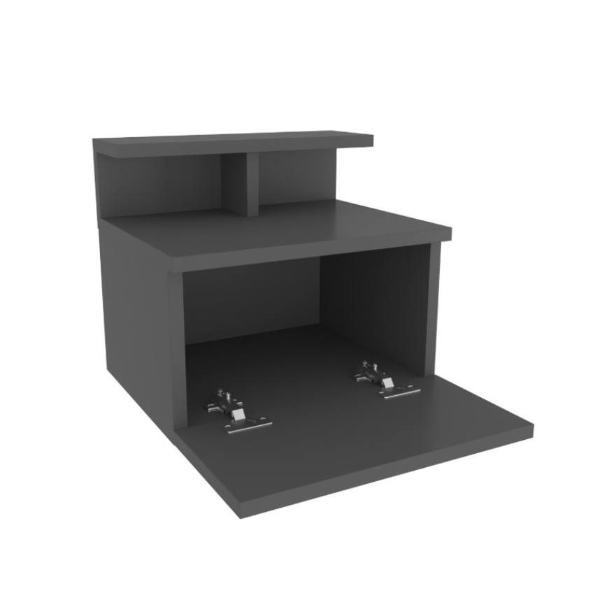 Noční stolek NOVEN 40x35 cm antracit