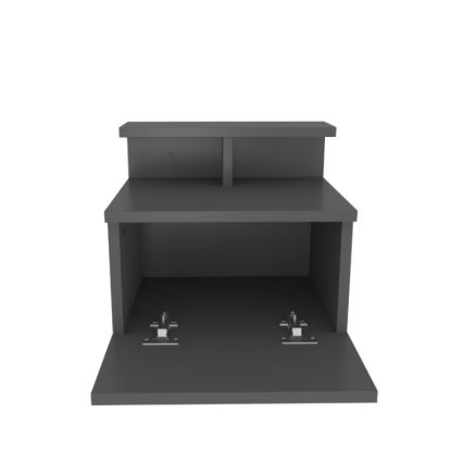 Noční stolek NOVEN 40x35 cm antracit