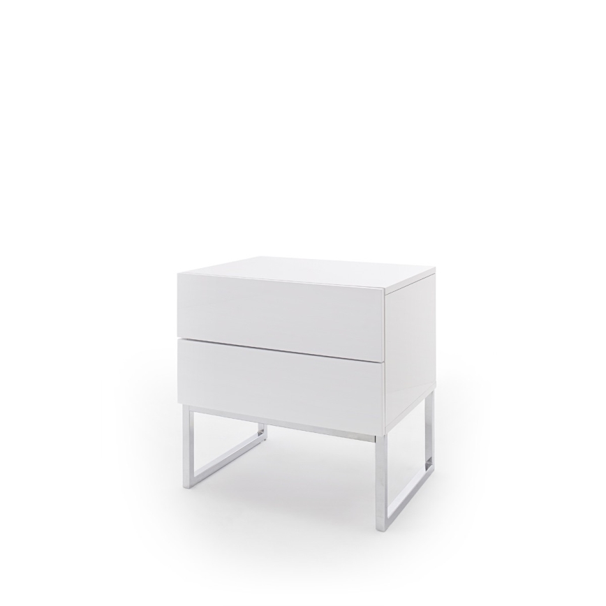 Noční stolek ROCKY bílá