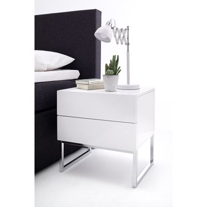 Noční stolek ROCKY bílá
