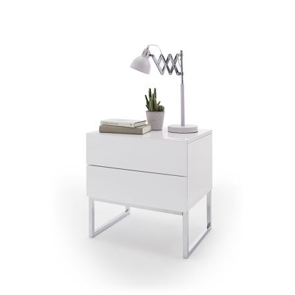 Noční stolek ROCKY bílá