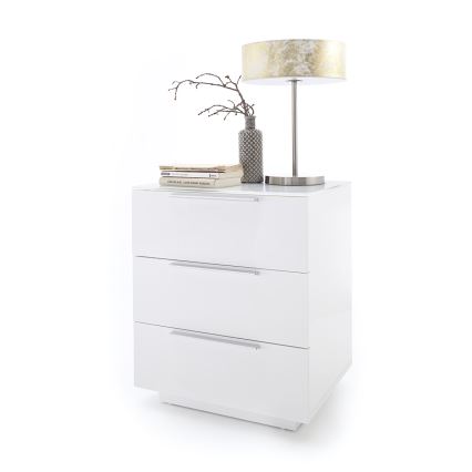 Noční stolek ROCKY XXL bílá