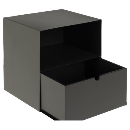 Noční stolek s možností montáže na stěnu BEKIM 30x25 cm černá