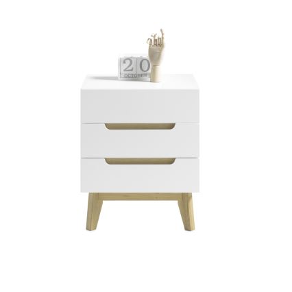 Noční stolek SINIRA bílá